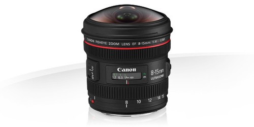 Obiettivo canon 15mm 4l - canon, 8-15mm/4l