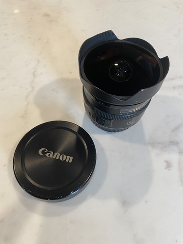 Canon 15mm 8mm fisheye - ef, f/2.8mm