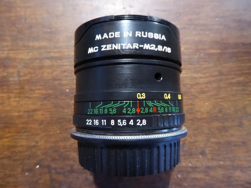 Obiettivo zenitar 16mm - obiettivo, zenitar-m