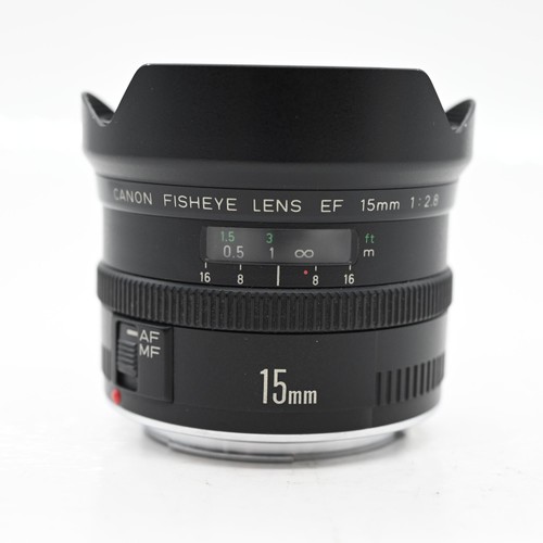 Canon 15mm 8 obiettivo - ef, f2.8